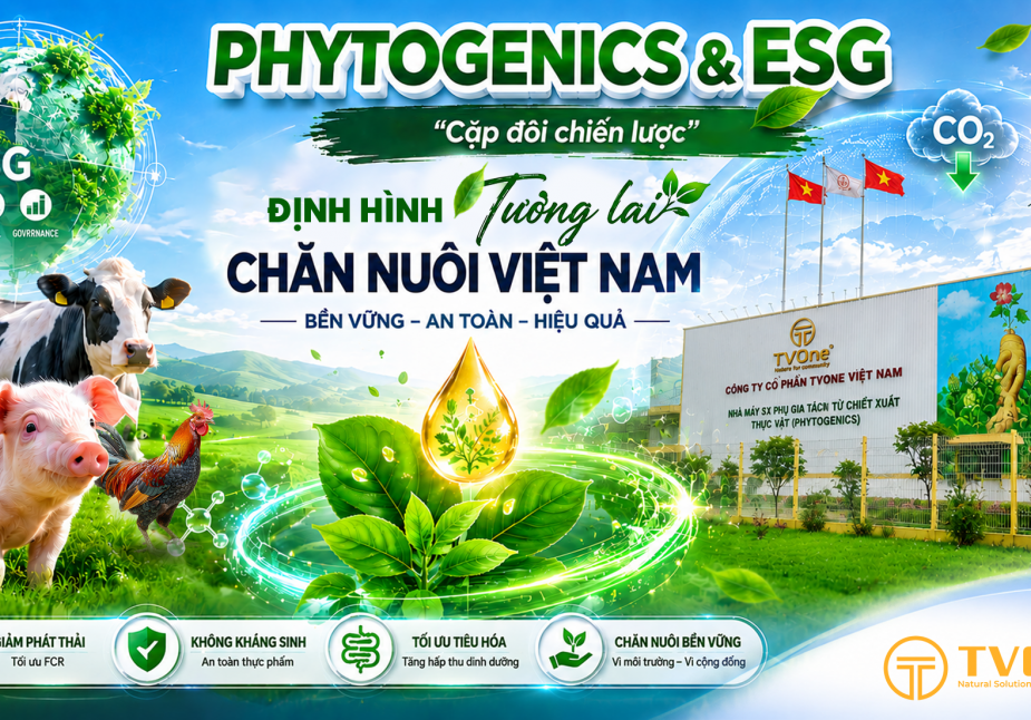 Phytogenics và ESG: “Cặp đôi chiến lược” định hình tương lai ngành chăn nuôi Việt Nam